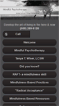 Mobile Screenshot of mindfulinpsychotherapy.com